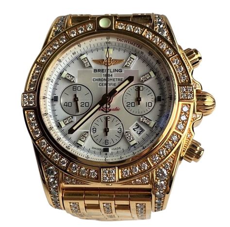 breitling mens watch with diamonds|Diamond Breitling Watches for Men .